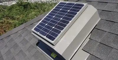 attic fan installation services with energy-efficient roof-mounted ventilation system in Cleveland, OH
