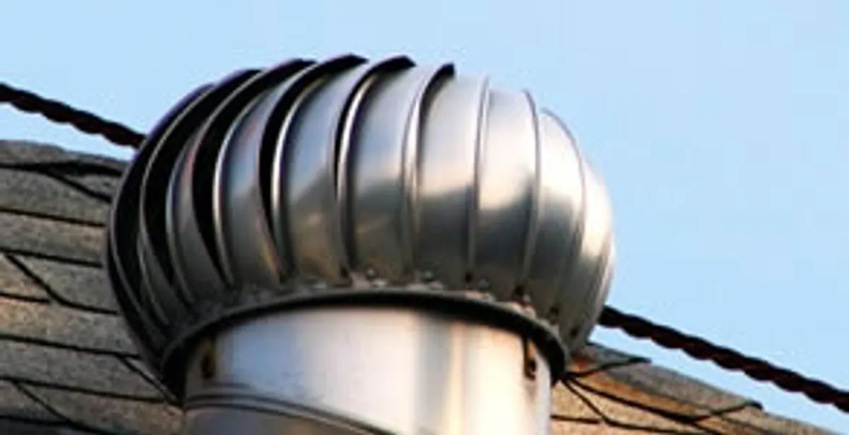 attic fan installation services with professionally installed roof ventilation unit in Cleveland, OH