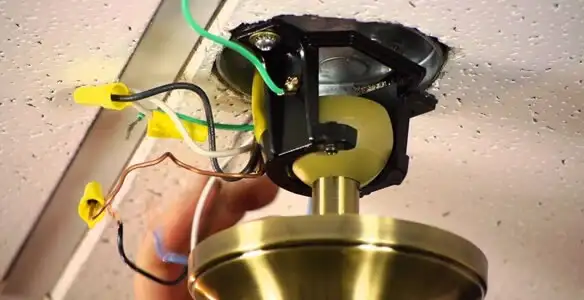 Ceiling fan wiring repair and electrical connection service in Cleveland, OH