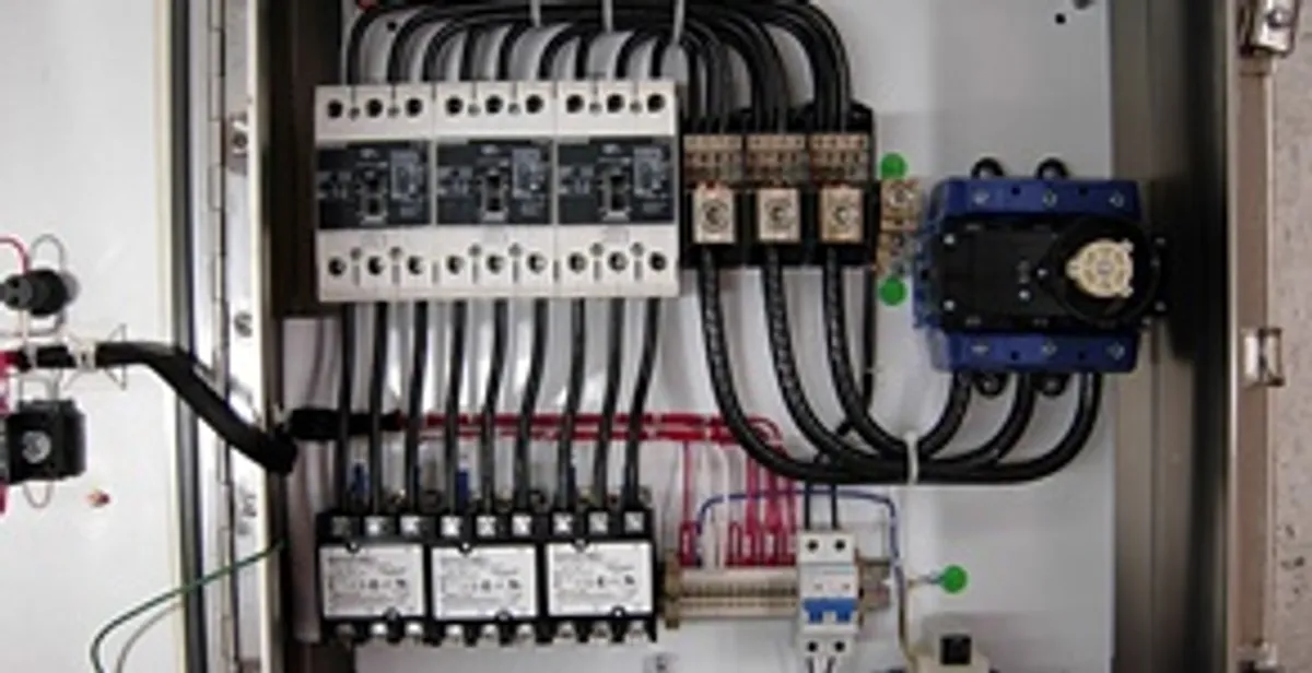 Electrical panel installation with organized circuit breakers and wiring in Cleveland, OH