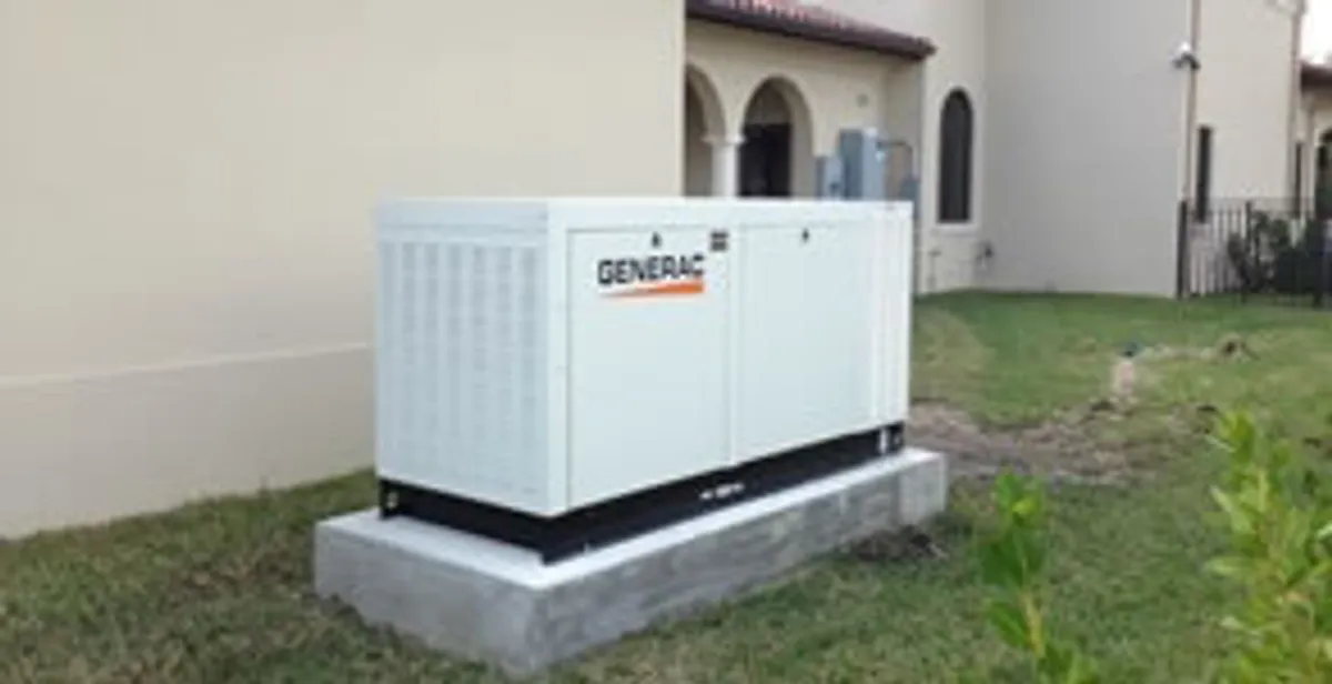 generator installation service showing standby generator professionally installed for residential power backup in Cleveland, OH
