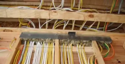 new construction wiring services with organized electrical rough-in performed by licensed electricians in Cleveland, OH