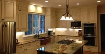 Recessed lighting installation enhancing interior lighting by professional electricians in Cleveland, OH